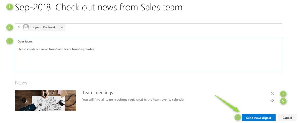 How to create newsletter for Office 365 in SharePoint Online