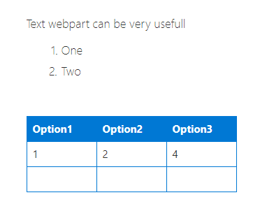 What are web parts for SharePoint Online in Microsoft 365