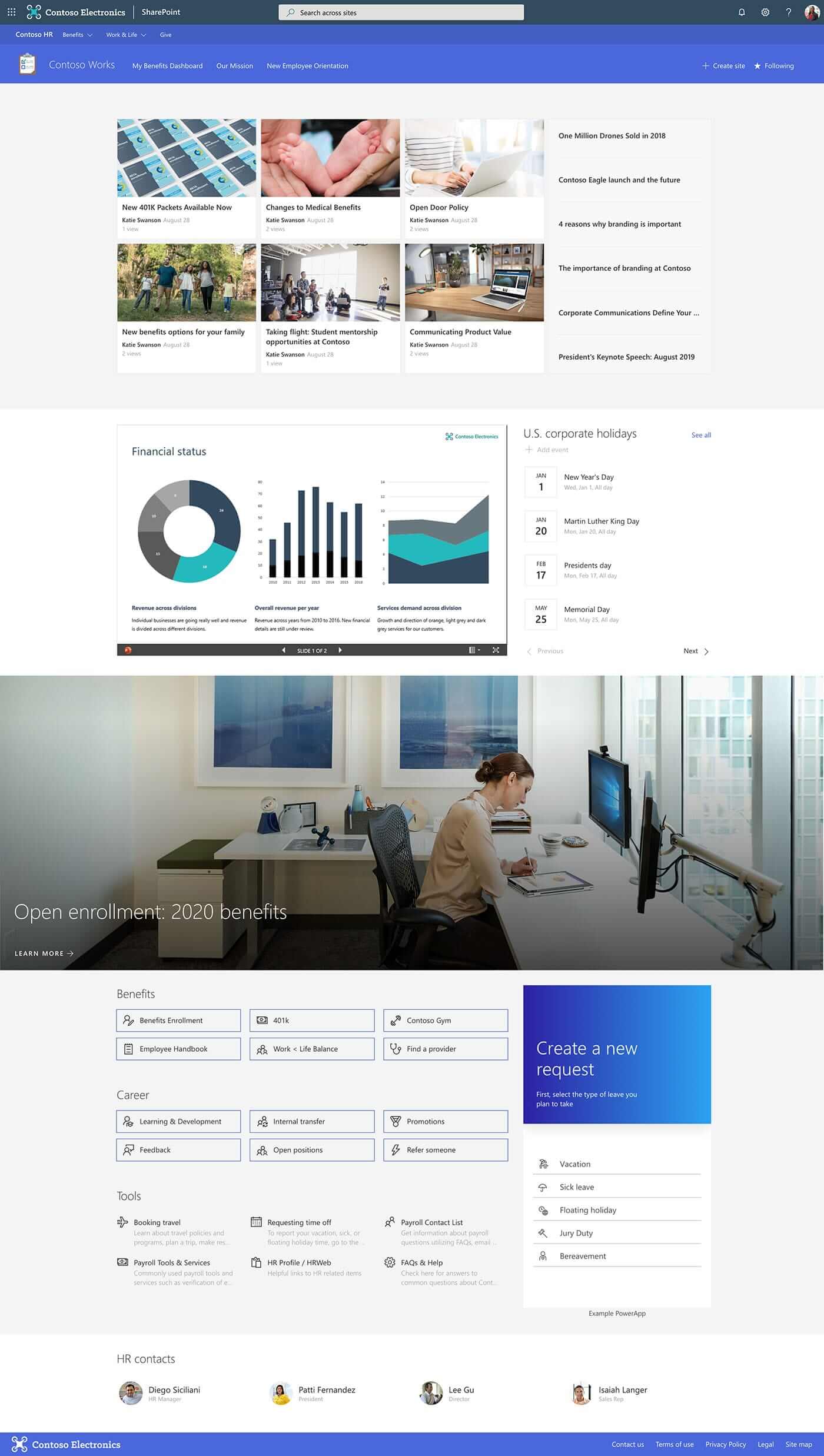 Download free SharePoint templates Microsoft 365 atWork