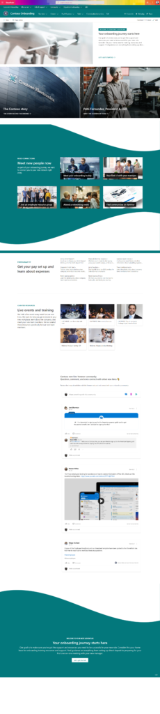 New site templates for SharePoint Online in Microsoft 365