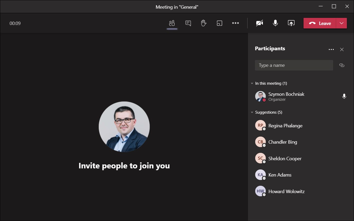 Microsoft Teams Meeting Template