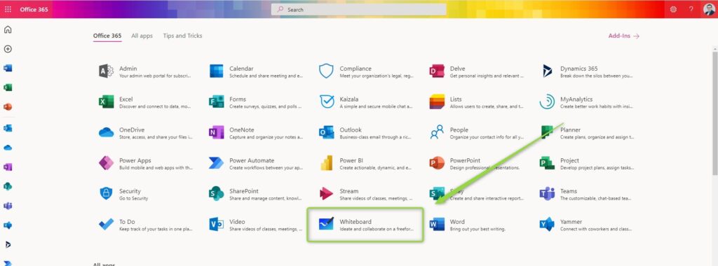 How to use Whiteboard app in Microsoft Teams meeting