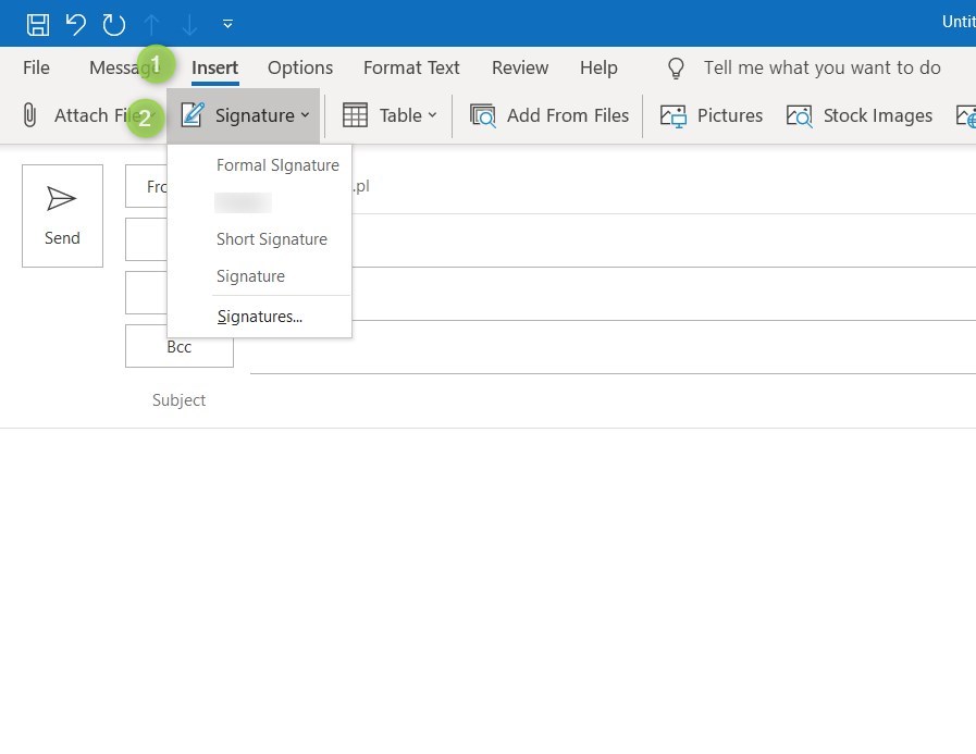 Configure signatures for Microsoft Outlook in Microsoft 365