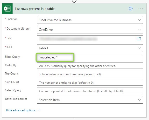 Power Automate &#8211; Import Excel records to List in SharePoint