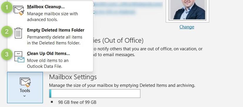 FIX Outlook Mailbox is full error