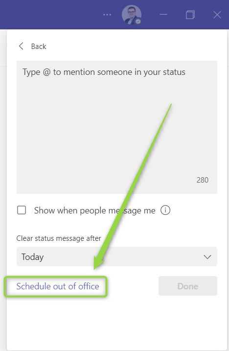 How To Set On Leave Message In Teams