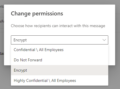 How to encrypt Microsoft Outlook email in Microsoft 365