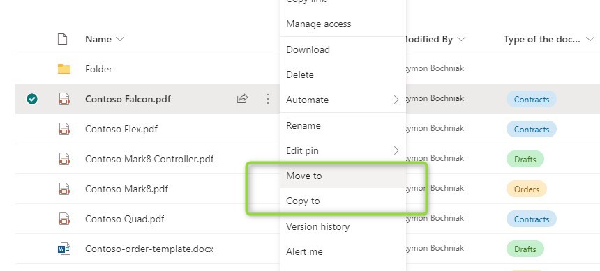 How to move or copy SharePoint Online data in Microsoft 365