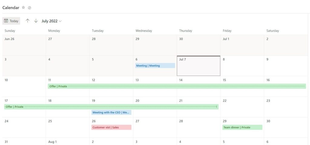 Create Color Calendar for SharePoint Online in Microsoft 365