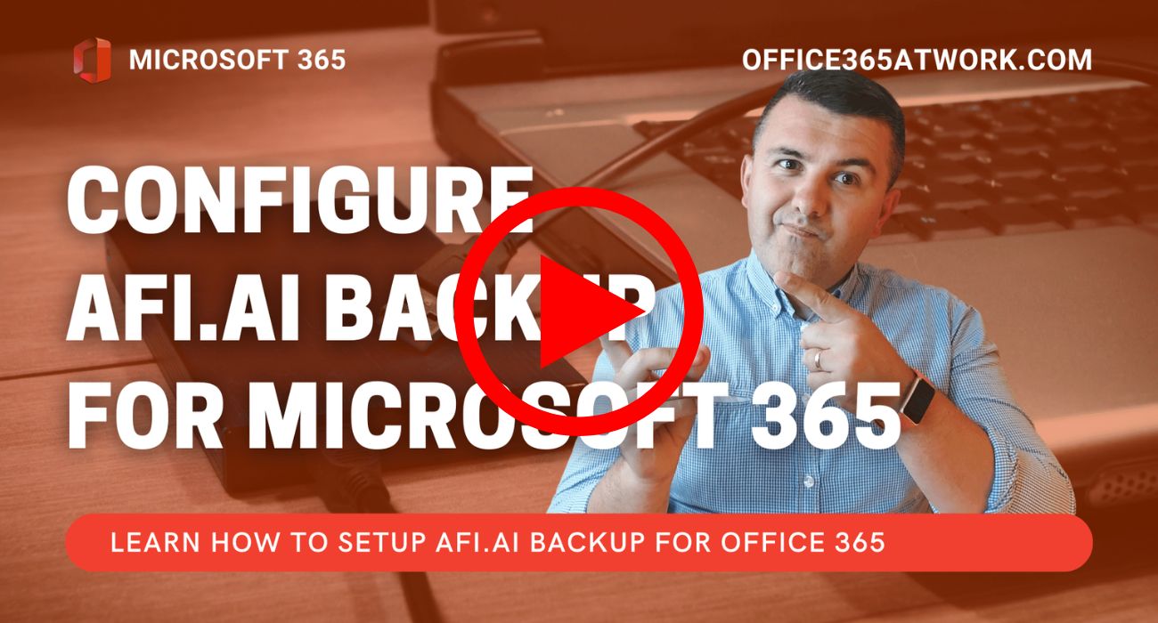 Setup AFI.AI backup for Microsoft 365