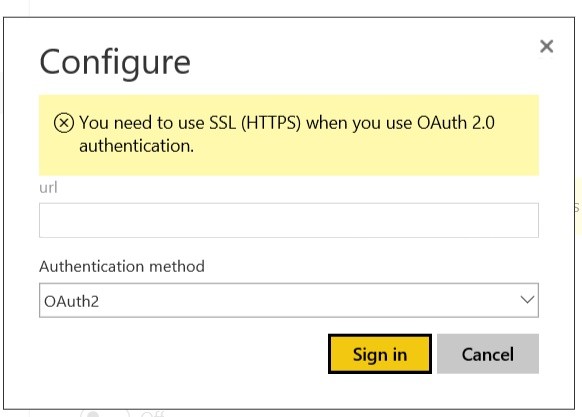 FIX You need to use SSL when you use OAuth