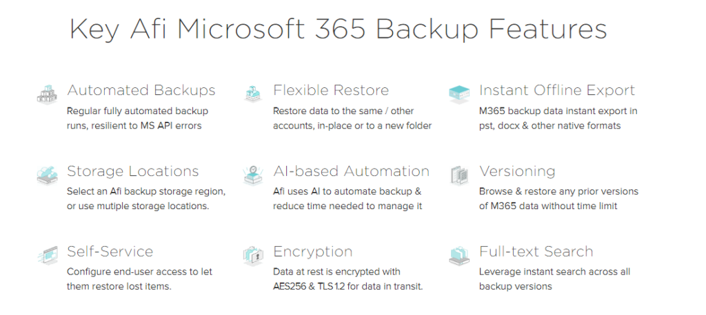 Multi-cloud backup solution for Microsoft and Google